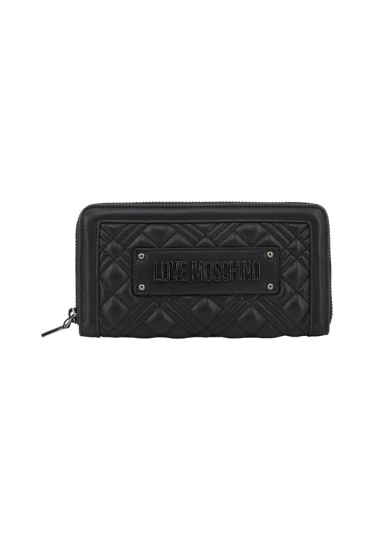 LOVE MOSCHINO Portafoglio Donna Nero Canna di Fucile JC5600PP1ILA000A - Sandrini Calzature e Abbigliamento