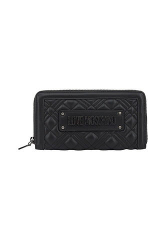 LOVE MOSCHINO Portafoglio Donna Nero Canna di Fucile JC5600PP1ILA000A - Sandrini Calzature e Abbigliamento