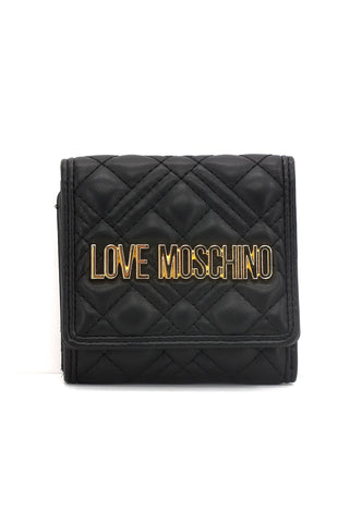 LOVE MOSCHINO Portafoglio Donna Nero JC5683PP0FLA0000 - Sandrini Calzature e Abbigliamento