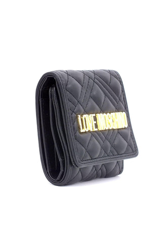 LOVE MOSCHINO Portafoglio Donna Nero JC5683PP0FLA0000 - Sandrini Calzature e Abbigliamento
