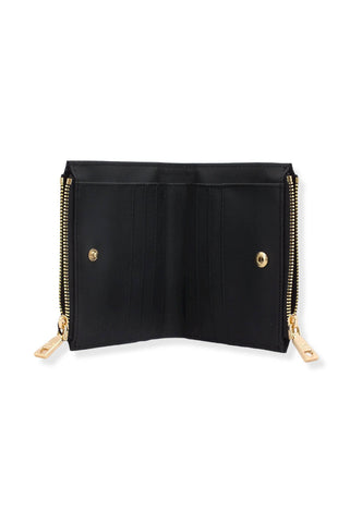 LOVE MOSCHINO Portafoglio Donna Small Double Zip Nero JC5628PP1FLF0000 - Sandrini Calzature e Abbigliamento