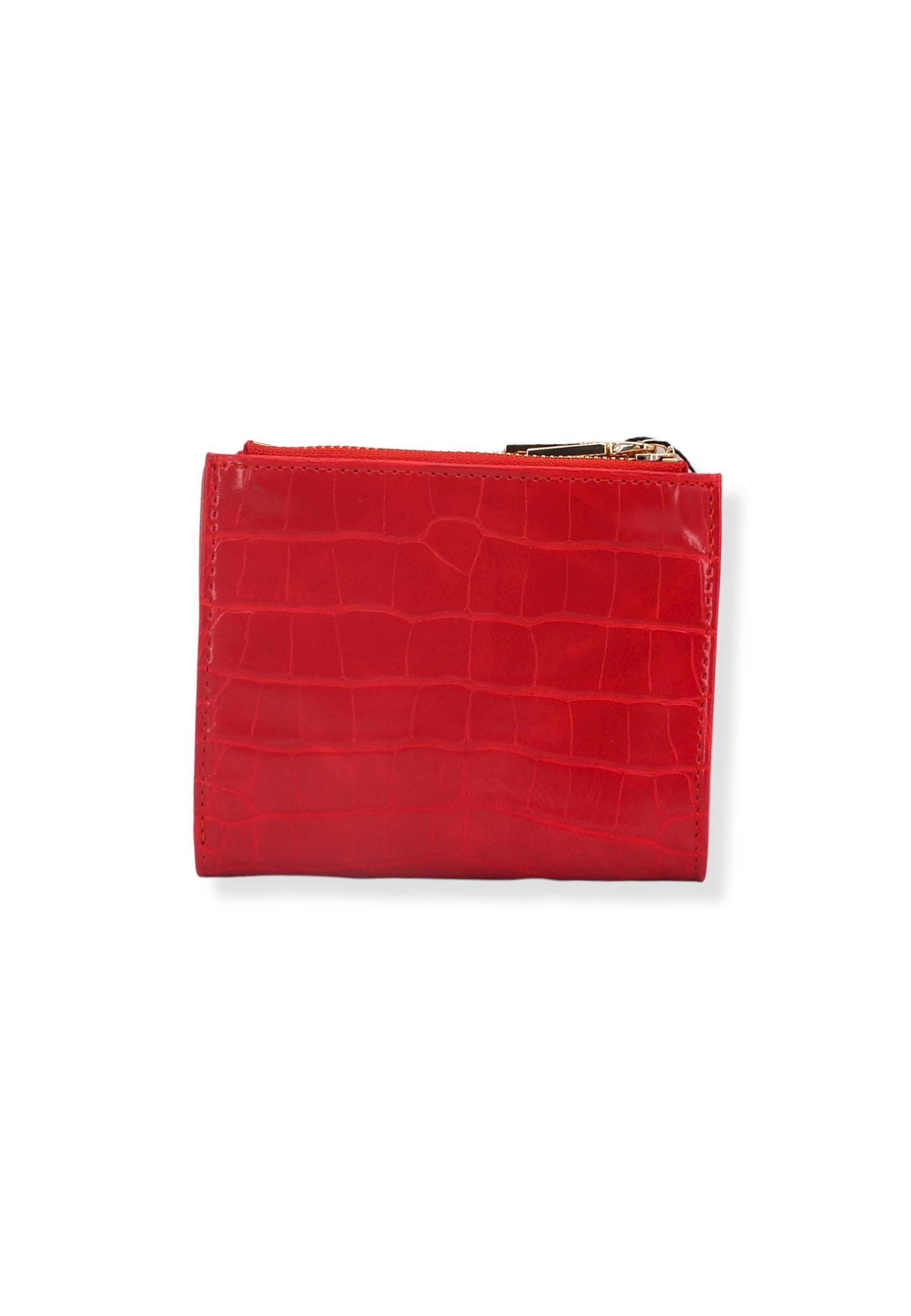 LOVE MOSCHINO Portafoglio Donna Small Double Zip Rosso JC5628PP1FLF0500 - Sandrini Calzature e Abbigliamento
