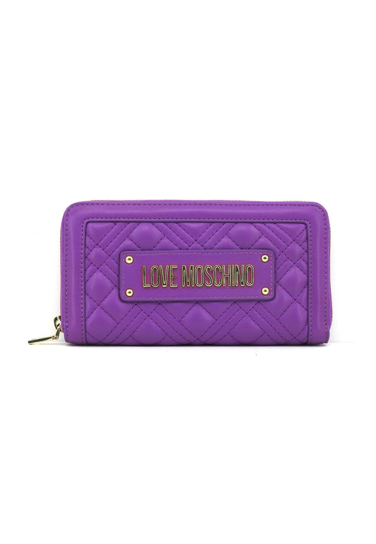 LOVE MOSCHINO Portafoglio Donna Viola JC5600PP1ILA050 - Sandrini Calzature e Abbigliamento