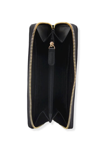 LOVE MOSCHINO Portafoglio Donna Zip Croco Nero JC5624PP1FLF0000 - Sandrini Calzature e Abbigliamento
