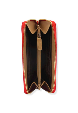LOVE MOSCHINO Portafoglio Donna Zip Croco Rosso JC5624PP1FLF0500 - Sandrini Calzature e Abbigliamento