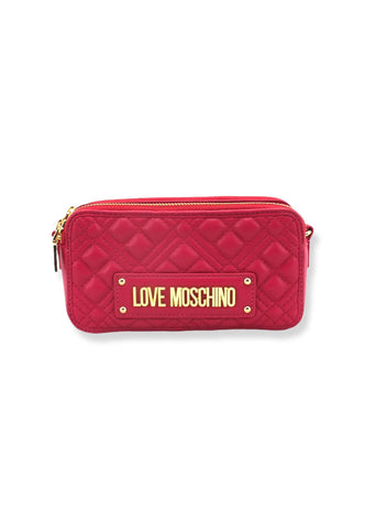 LOVE MOSCHINO Portafoglio Large Con Tracolla Donna Rosa Fuxia JC5680PP1FLA0604 - Sandrini Calzature e Abbigliamento