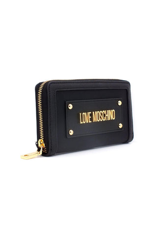 LOVE MOSCHINO Portafoglio Nylon Donna Nero JC5633PP1GLG100A - Sandrini Calzature e Abbigliamento