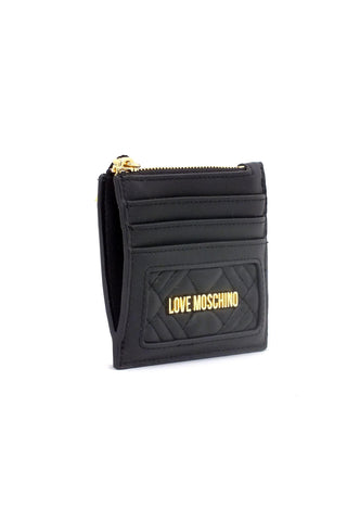 LOVE MOSCHINO Portafoglio Portacarte Donna Nero JC5685PP1GLA0000 - Sandrini Calzature e Abbigliamento
