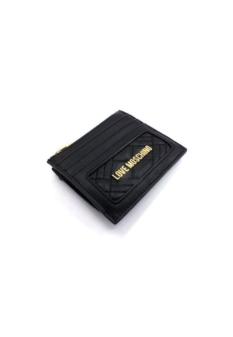 LOVE MOSCHINO Portafoglio Portacarte Donna Nero JC5685PP1GLA0000 - Sandrini Calzature e Abbigliamento