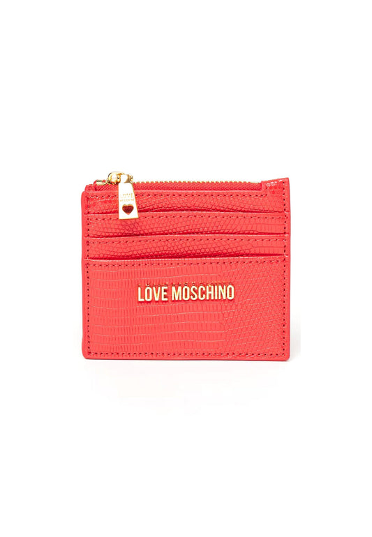 LOVE MOSCHINO Portafoglio Portacarte Donna Rosso JC5722PP0GKU0500 - Sandrini Calzature e Abbigliamento