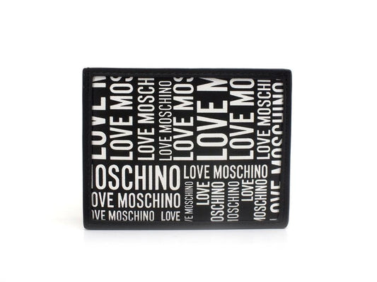 LOVE MOSCHINO Portafoglio Portacarte Small Loghi Nero JC5637PP1DLE100A - Sandrini Calzature e Abbigliamento
