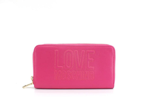 LOVE MOSCHINO Portafoglio PU Zip Around Logo Fuxia JC5659PP1ELL0604 - Sandrini Calzature e Abbigliamento