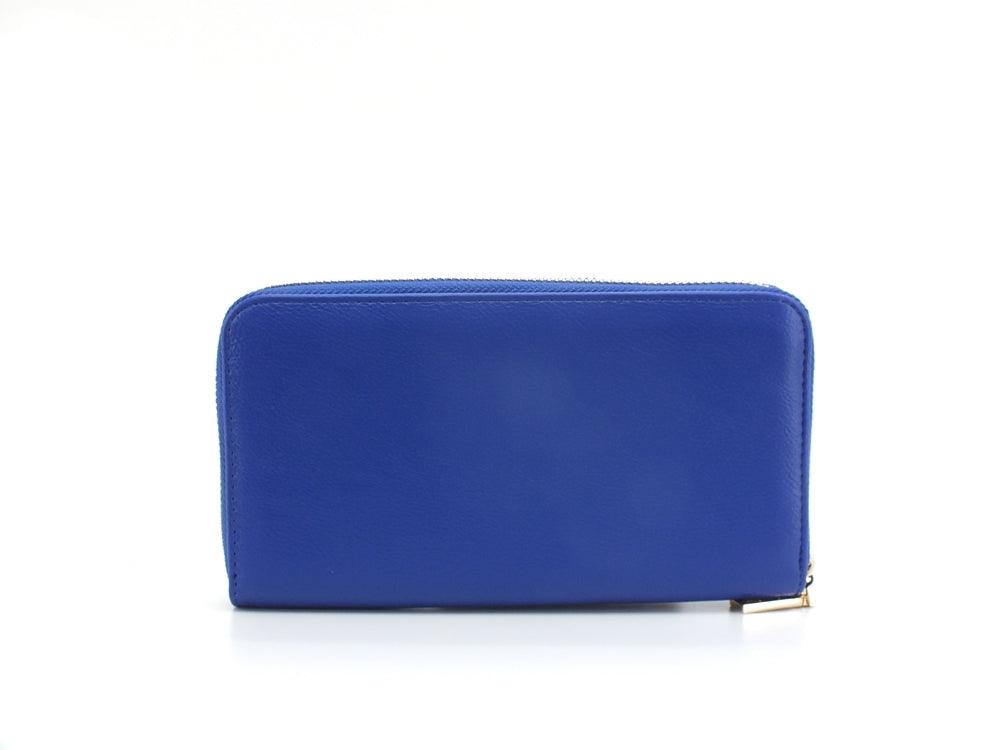 LOVE MOSCHINO Portafoglio PU Zip Around Logo Royal Blu JC5659PP1ELL0759 - Sandrini Calzature e Abbigliamento