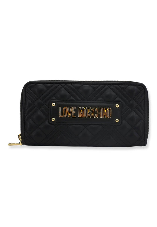 LOVE MOSCHINO Portafoglio Quilted Donna Nero JC5600PP0FLA0000 - Sandrini Calzature e Abbigliamento