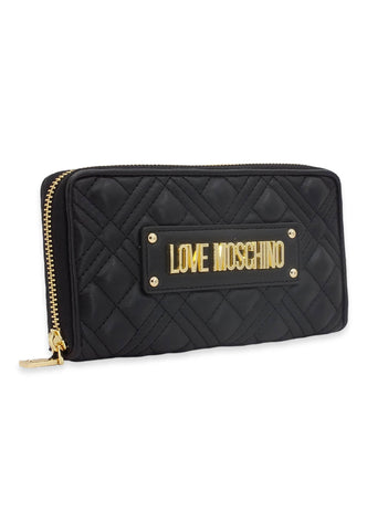 LOVE MOSCHINO Portafoglio Quilted Donna Nero JC5600PP0FLA0000 - Sandrini Calzature e Abbigliamento