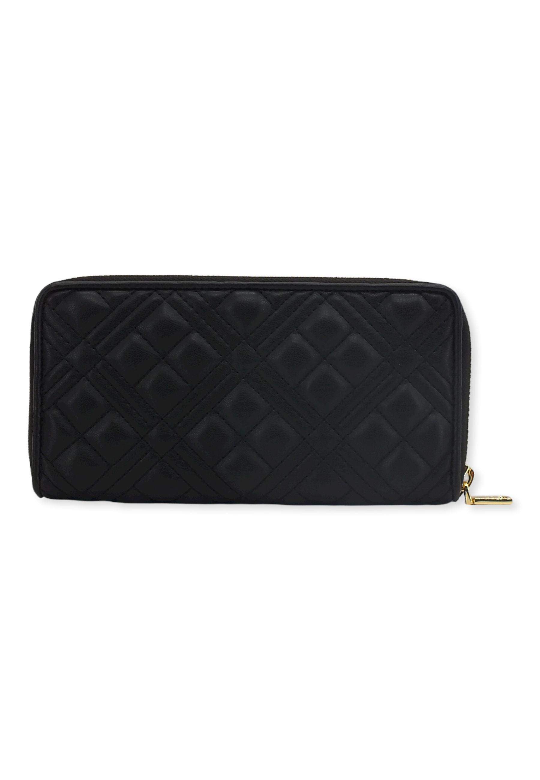 LOVE MOSCHINO Portafoglio Quilted Donna Nero JC5600PP0FLA0000 - Sandrini Calzature e Abbigliamento