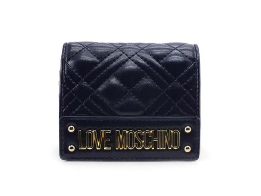 LOVE MOSCHINO Portafoglio Quilted Nappa Navy JC5601PP1BLA0751 - Sandrini Calzature e Abbigliamento