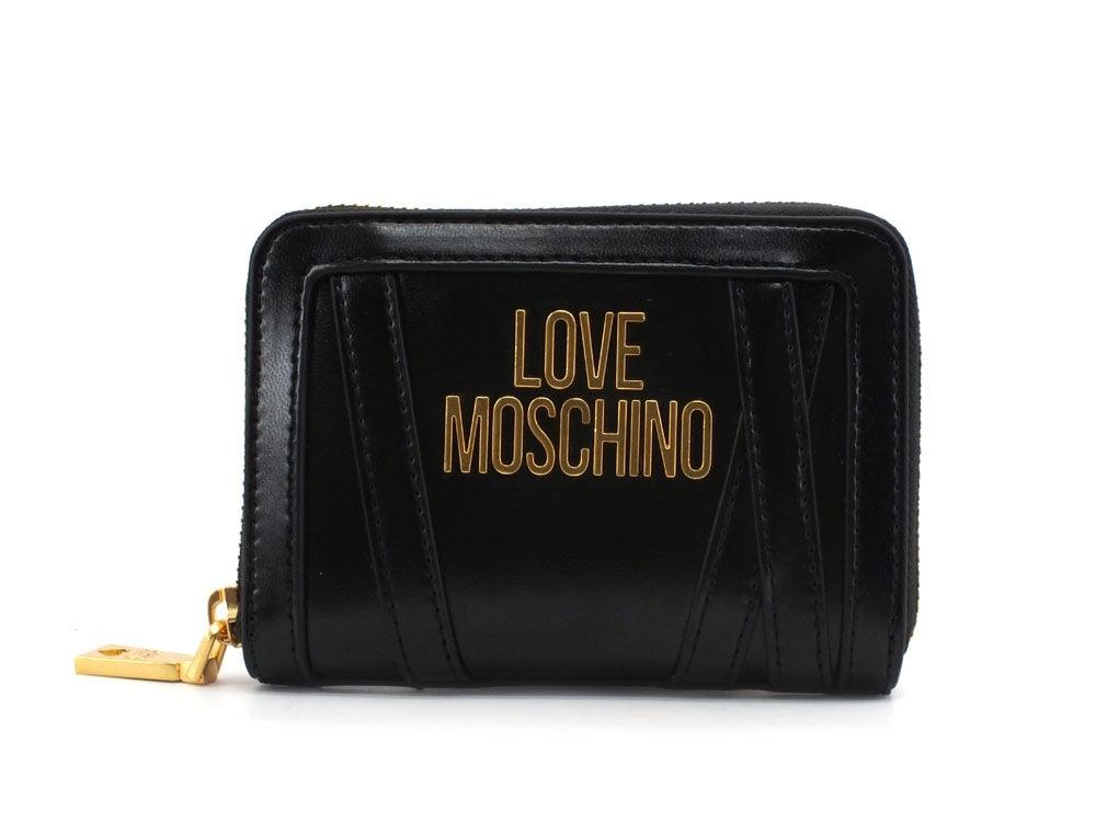 LOVE MOSCHINO Portafoglio Small Bonded Nero JC5648PP0BKS0000 - Sandrini Calzature e Abbigliamento