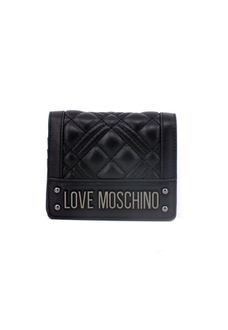 LOVE MOSCHINO Portafoglio Small Donna Nero JC5601PP0HLA000A - Sandrini Calzature e Abbigliamento