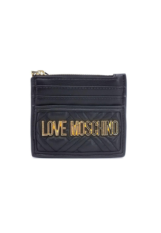 LOVE MOSCHINO Portafoglio Small Donna Nero JC5685PP0FLA0000 - Sandrini Calzature e Abbigliamento