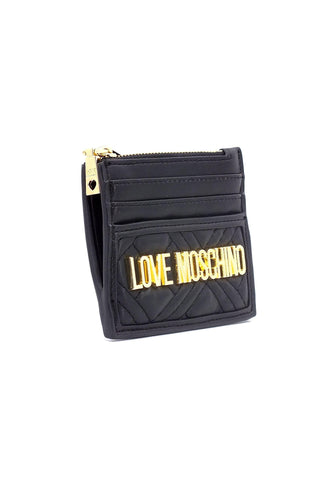 LOVE MOSCHINO Portafoglio Small Donna Nero JC5685PP0FLA0000 - Sandrini Calzature e Abbigliamento