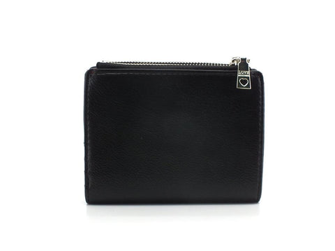 LOVE MOSCHINO Portafoglio Small Double Zip Cuore Nero Avorio Rosso JC5622PP1ELD100A - Sandrini Calzature e Abbigliamento