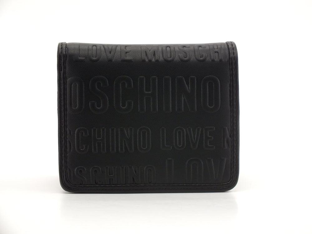 LOVE MOSCHINO Portafoglio Small Loghi Nero JC5668PP0DKG0000 - Sandrini Calzature e Abbigliamento