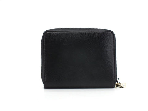 LOVE MOSCHINO Portafoglio Small Zip Around Cuore Nero Rosso Avorio JC5621PP1ELD100A - Sandrini Calzature e Abbigliamento