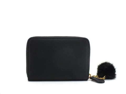 LOVE MOSCHINO Portafoglio Small Zip Pon Pon Nero JC5675PP0DKN0000 - Sandrini Calzature e Abbigliamento