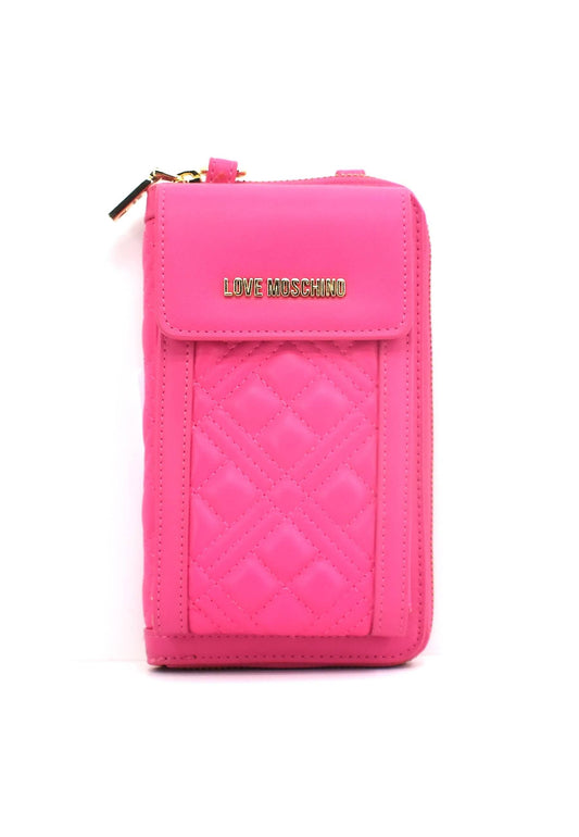 LOVE MOSCHINO Portafoglio Tracolla Donna Fuxia JC5682PP1GLA0615 - Sandrini Calzature e Abbigliamento
