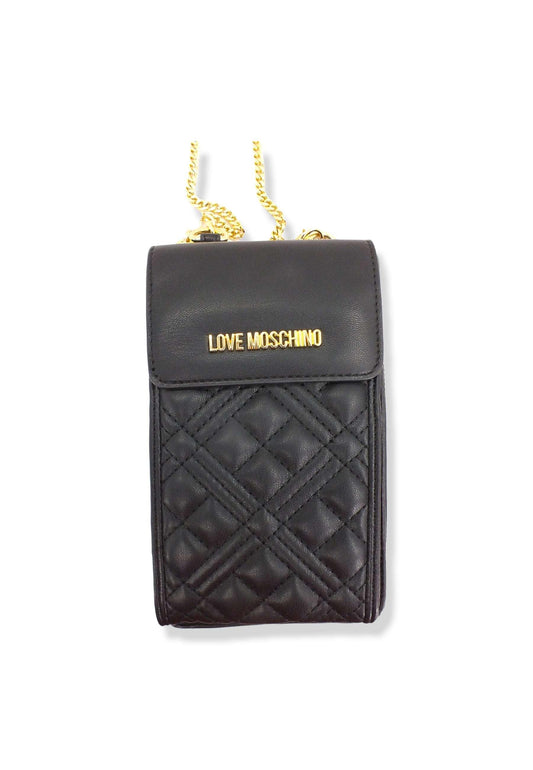 LOVE MOSCHINO Portafoglio Tracolla Donna Nero JC5682PP1FLA0000 - Sandrini Calzature e Abbigliamento