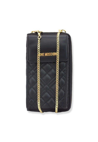 LOVE MOSCHINO Portafoglio Tracolla Donna Nero JC5682PP1FLA0000 - Sandrini Calzature e Abbigliamento