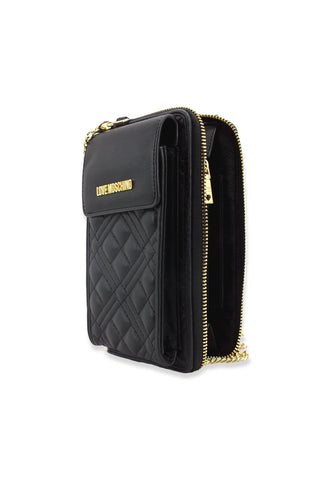 LOVE MOSCHINO Portafoglio Tracolla Donna Nero JC5682PP1FLA0000 - Sandrini Calzature e Abbigliamento