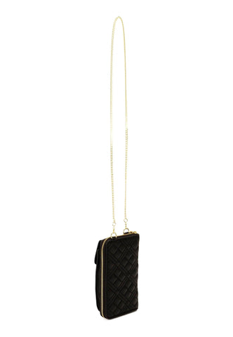 LOVE MOSCHINO Portafoglio Tracolla Donna Nero JC5682PP1GLA0000 N - Sandrini Calzature e Abbigliamento