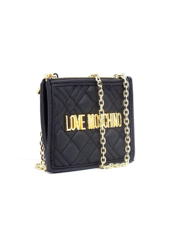 LOVE MOSCHINO Portafoglio Tracolla Donna Nero JC5684PP0FLA0000 - Sandrini Calzature e Abbigliamento