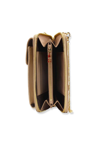 LOVE MOSCHINO Portafoglio Tracolla Donna Oro JC5682PP1FLA0901 - Sandrini Calzature e Abbigliamento
