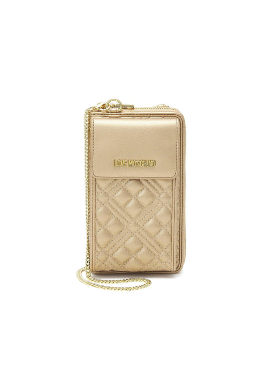 LOVE MOSCHINO Portafoglio Tracolla Donna Oro JC5682PP1GLA0901 - Sandrini Calzature e Abbigliamento