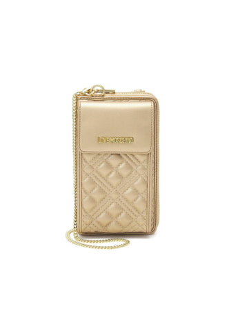LOVE MOSCHINO Portafoglio Tracolla Donna Oro JC5682PP1GLA0901 - Sandrini Calzature e Abbigliamento