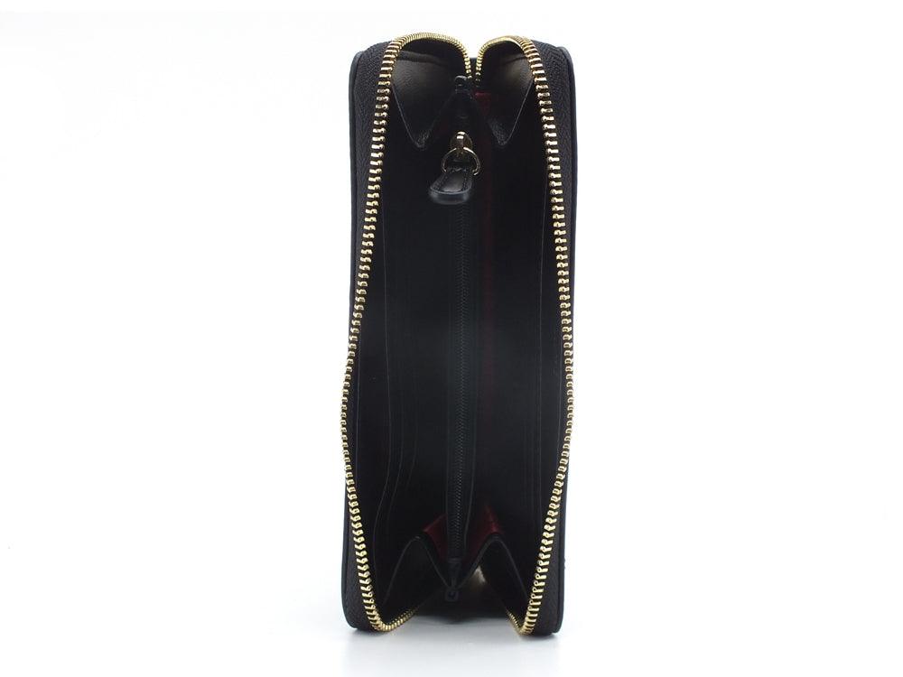 LOVE MOSCHINO Portafoglio Zip Around Cuore Borchie Nero JC5661PP1ELP0000 - Sandrini Calzature e Abbigliamento