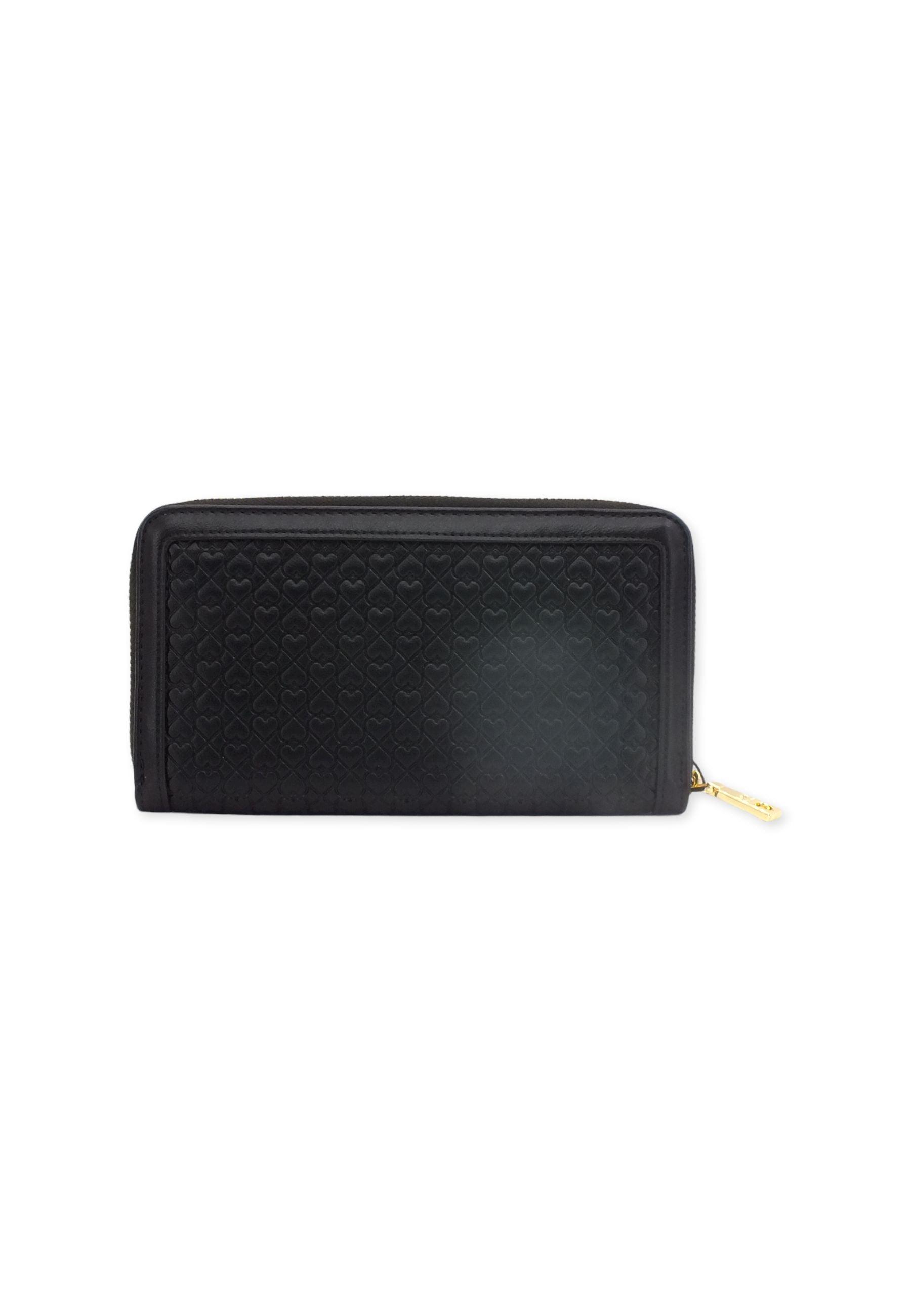 LOVE MOSCHINO Portafoglio Zip Around Nero JC5694PP0FKF0000 - Sandrini Calzature e Abbigliamento