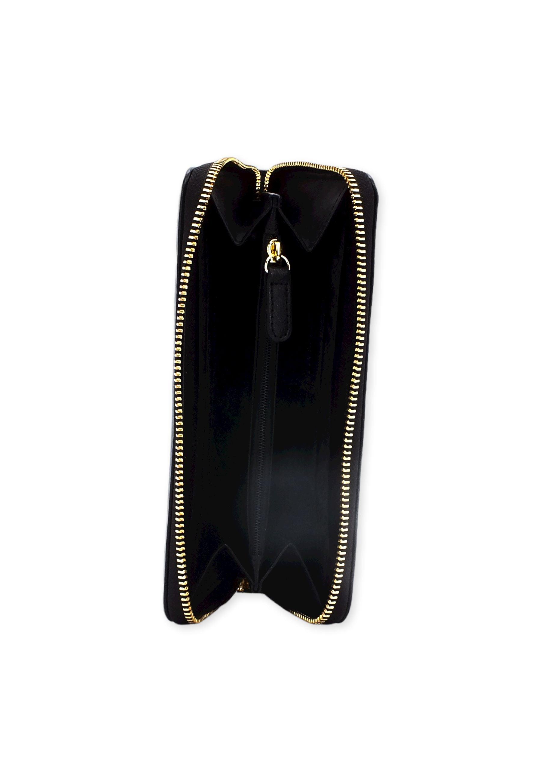 LOVE MOSCHINO Portafoglio Zip Around Nero JC5694PP0FKF0000 - Sandrini Calzature e Abbigliamento