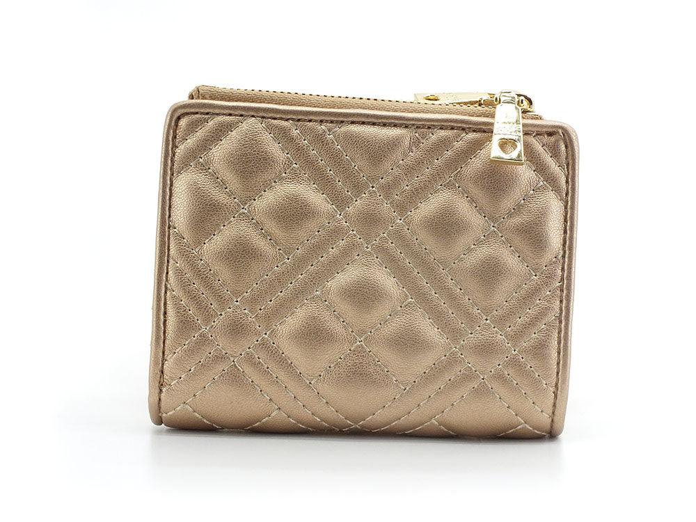 LOVE MOSCHINO Portafoglio Zip Around Oro JC5606PP0ELA0901 - Sandrini Calzature e Abbigliamento