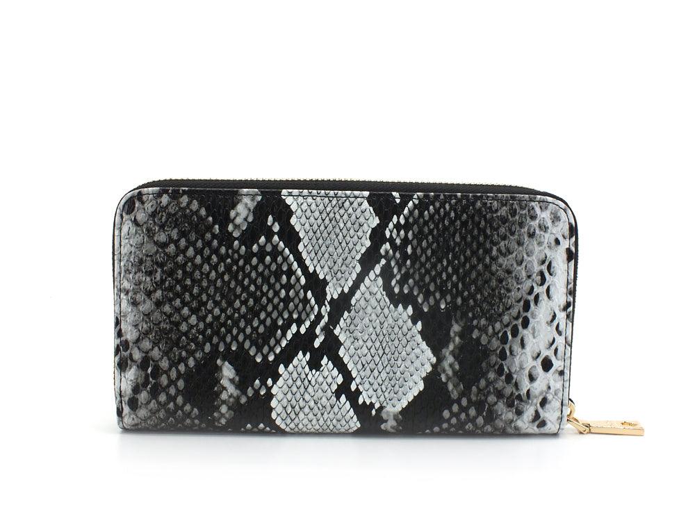 LOVE MOSCHINO Portafoglio Zip Around Print Python Roccia JC5691PP0EKI0954 - Sandrini Calzature e Abbigliamento