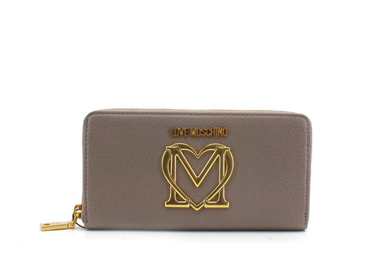 LOVE MOSCHINO Portafoglio Zip Grigio JC5647PP1DLL0001 - Sandrini Calzature e Abbigliamento