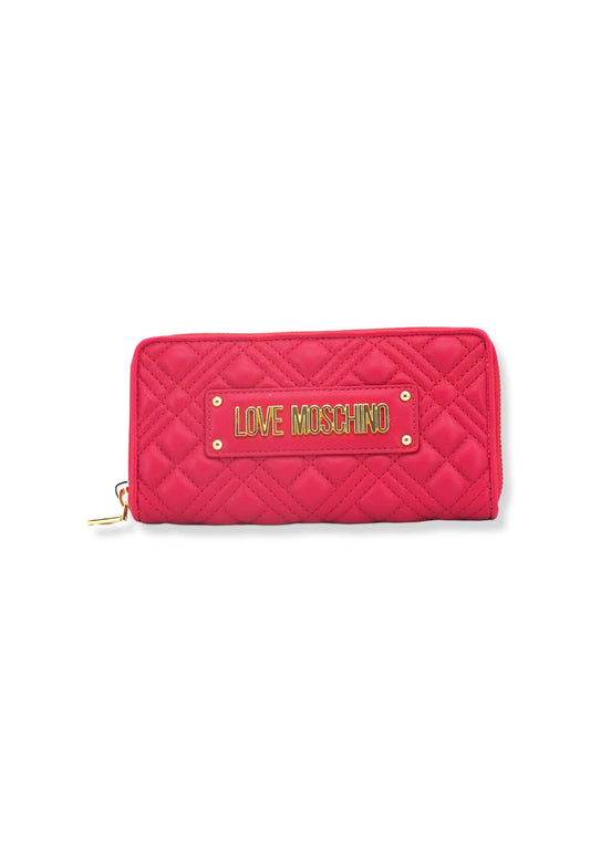 LOVE MOSCHINO Portafoglio Zip Logo Donna Rosa Fuxia JC5600PP1FLA0604 - Sandrini Calzature e Abbigliamento