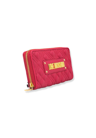 LOVE MOSCHINO Portafoglio Zip Logo Donna Rosa Fuxia JC5600PP1FLA0604 - Sandrini Calzature e Abbigliamento