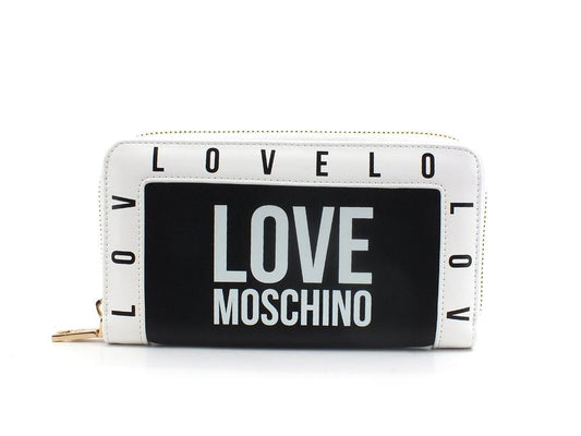 LOVE MOSCHINO Portafoglio Zip Logo Nero JC5640PP1DLI0000 - Sandrini Calzature e Abbigliamento