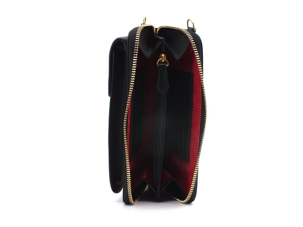 LOVE MOSCHINO Portafoglio Zip Pon Pon Nero JC5681PP0DKN0000 - Sandrini Calzature e Abbigliamento