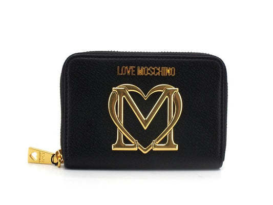 LOVE MOSCHINO Portafoglio Zip Small Nero JC5649PP1DLL0000 - Sandrini Calzature e Abbigliamento