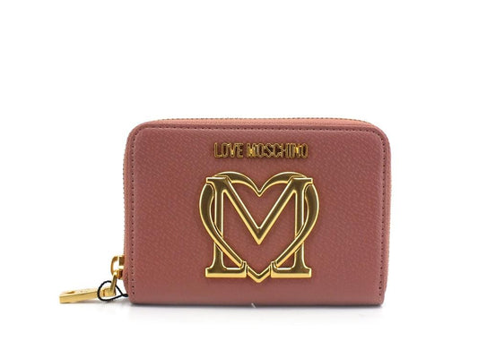 LOVE MOSCHINO Portafoglio Zip Small Rosa Antico JC5649PP1DLL0611 - Sandrini Calzature e Abbigliamento